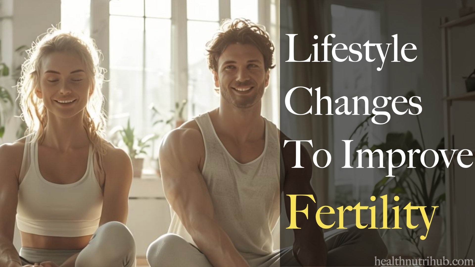 lifestyle changes to improve fertility