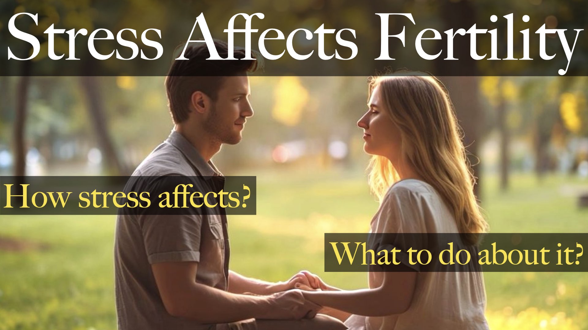 stress affects fertility